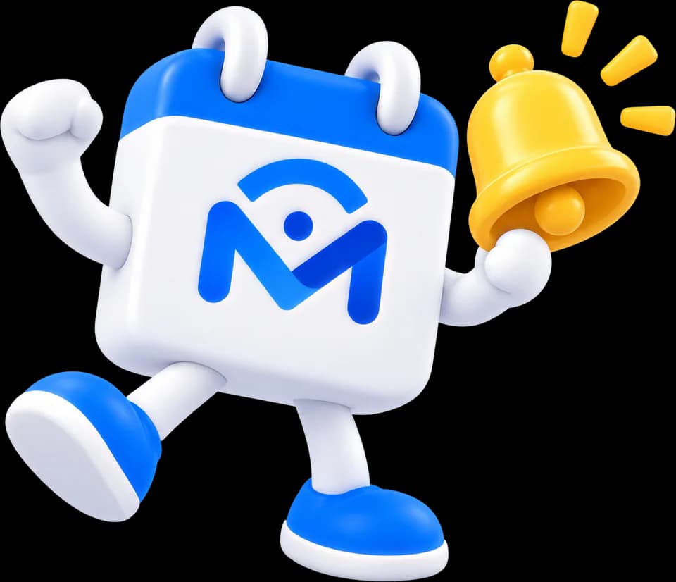 הדמות של MATAY לצד התראות הודעה בטלפון