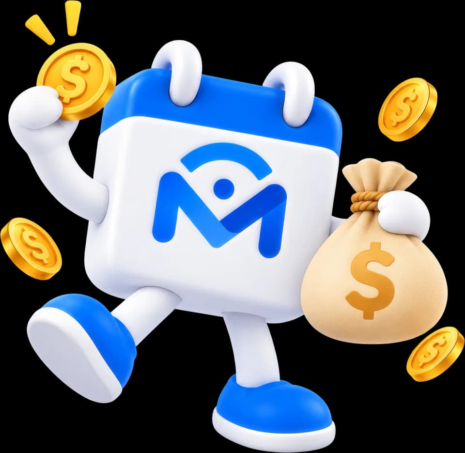 הדמות של MATAY מחזיקה שקית כסף